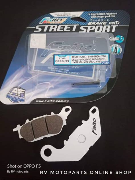 Faito Brake Pad Mio Sporty Soulty Fino Amore Soul