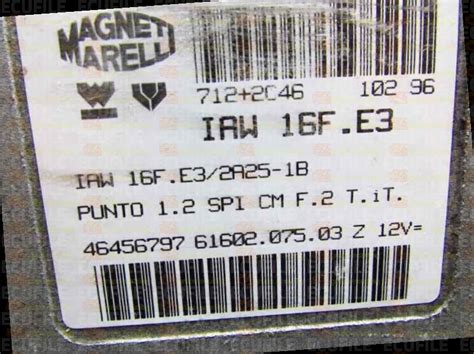 IMMO OFF Procedure MAGNETI MARELLI IAW 16F E3 61602 075 03 FIAT PUNTO