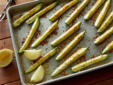 Sheet Pan Lemon Garlic Parmesan Zucchini Sunkist