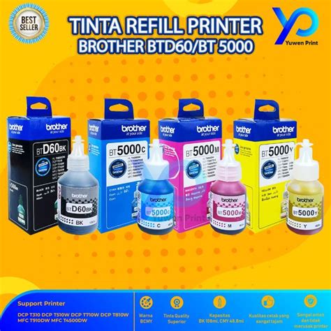 Jual Tinta Brother BTD60 BT5000 For Printer DCP T310 DCP T510W DCP