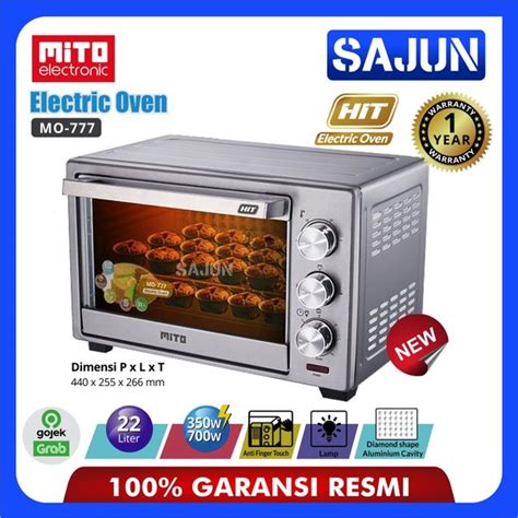 Jual Oven MITO Hit MO 777 Electric Oven Listrik 22Liter 350 Watt MO777