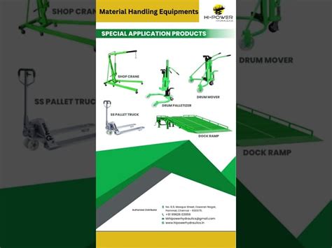 Drum Lifter Cum Tilter Hi Power Manual Stacker Manufacturer From Chennai