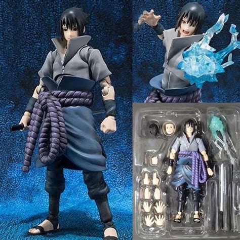 Bonecos Naruto Shippuden Boneco Sasuke Uchiha Articulados