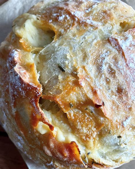 Rosemary And Roasted Garlic Artisan Bread Harvest And Nourish