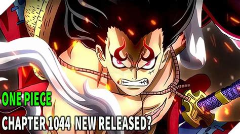 One Piece Chapter 1044 Release Date Confirmed Youtube