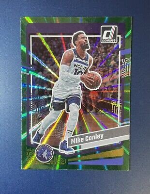 Panini Donruss Basketball Green Laser Holo Mike Conley