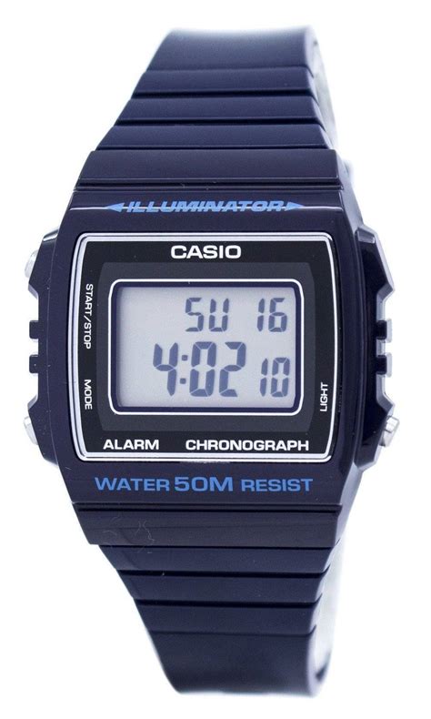 Casio Digital Alarm Chronograph W 215H 2AVDF W 215H 2AV Unisex Watch