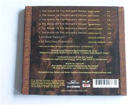 Rhapsody The Magic Of The Wizard S Dream Tweedehands CD