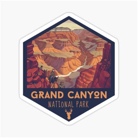 Grand Canyon National Park Sticker For Sale By Sharpevska Redbubble