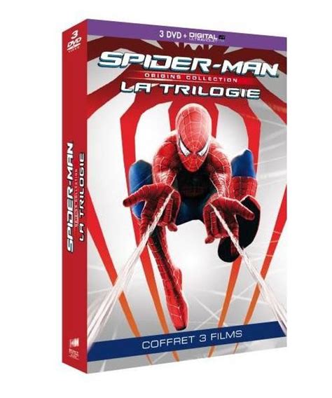 Spider Man Coffret Spider Man Origins Trilogie DVD DVD Zone 2 Sam