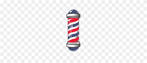 Barber Pole Emoji - Barber Shop Pole PNG - FlyClipart