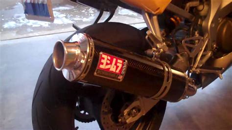 2006 Cbr 600 F4i With Yoshimura Rs 3 Carbon Fiber Exhaust Youtube