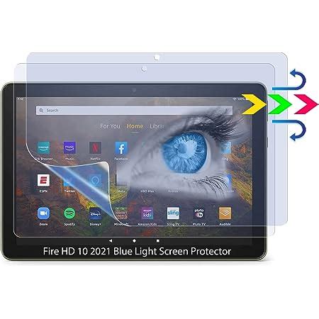 Amazon KEANBOLL 2 Pack For Fire HD 10 Screen Protector Anti Blue