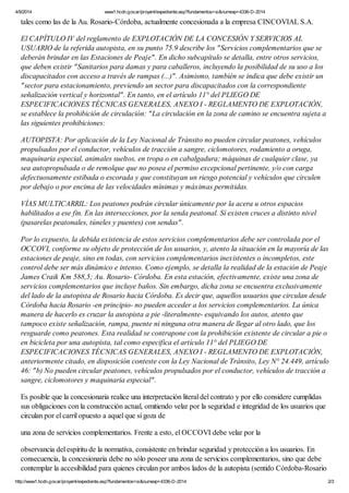 Pedido De Informe Rgano De Control De Concesiones Viales Pdf