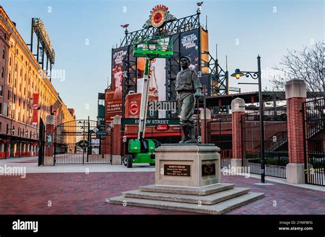 Babe Ruth Statue At Camden Yards Baltimore Maryland USA Stock Photo Alamy