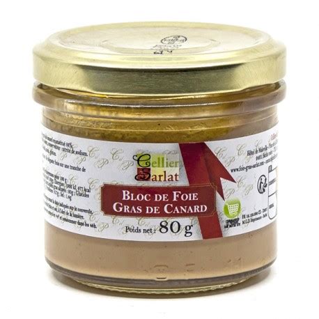 Bloc De Foie Gras De Canard 80g Twist Off Panier Du Gourmand