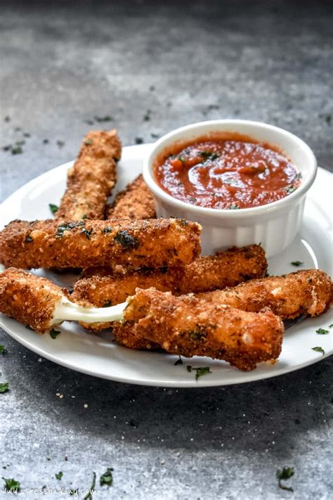 Easy Homemade Mozzarella Sticks - Stress Baking