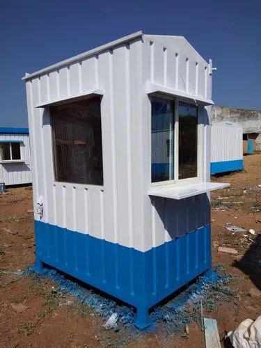 Ms Portable Security Cabin For Guard Room At Rs Unit In