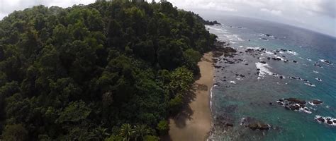 Caño Island Costa Rica Aerial View. Best place for snorkeling - Costa ...