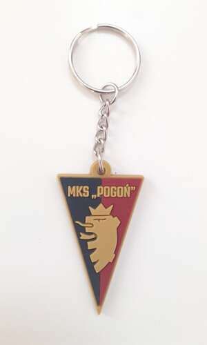 Pogon Szczecin Old Emblem One Side Of Gum Keyring Official Product