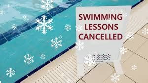 Swimming Lessons Cancelled Bradfield Sports Complex