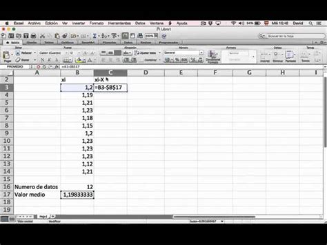 C Mo Calcular La Desviaci N Media Utilizando Excel