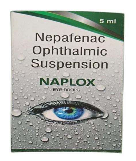 Nepafenac Ophthalmic Suspension Eye Drop 5ml At Rs 199piece