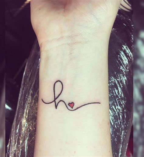 20 Fantastic H Letter Tattoo Designs with Images | Styles At Life