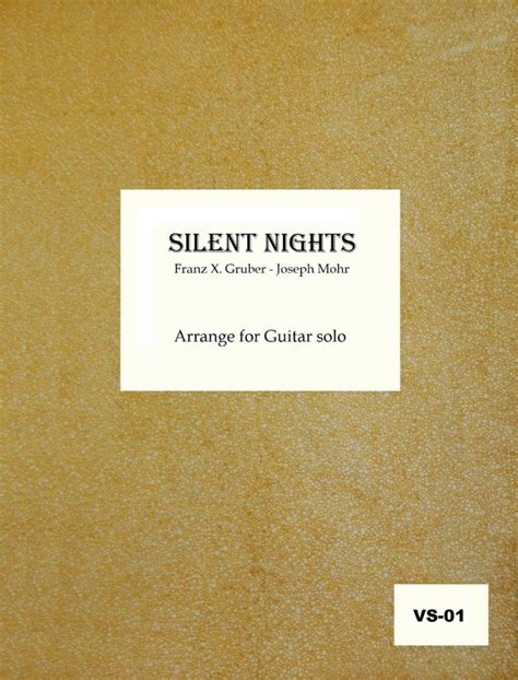 Silent Nights Guitar Solo Arr Cicero Gallinari Sheet Music Franz