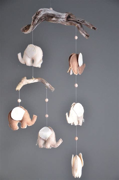 Love This Elephant Mobile Custom Baby Crib Mobile Made To Order