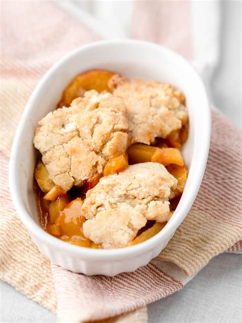 Easy Gluten Free Peach Cobbler From Scratch Just As Tasty