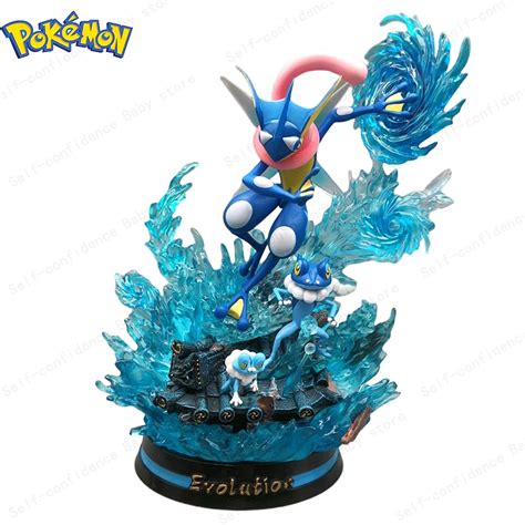 32cm Pokemon Greninja Anime Figure Cute Pvc Model Statue Action Figure