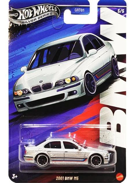 Машинка Hot Wheels Premium Silver Series BMW M Хот Вилс Премиум