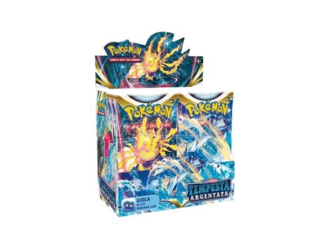 Pokemon Spada E Scudo Tempesta Argentata Box Buste Carte Da Gioco