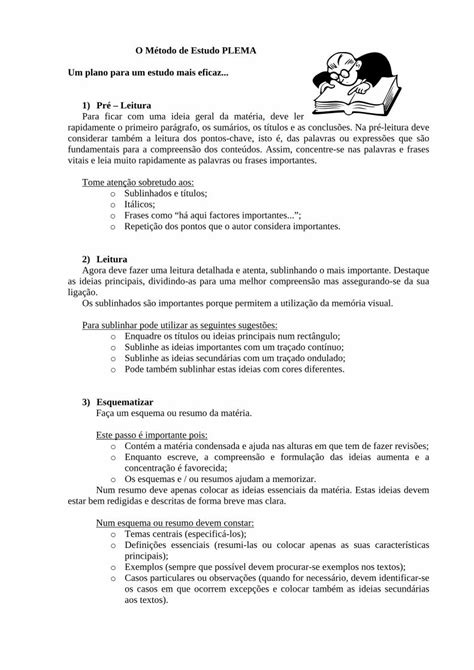 Pdf O M Todo De Estudo Plema Ubibliorum Ubi Pt Iv O O M Todo