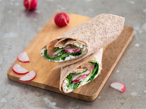 Lachs Wraps Mit H Ttenk Se Rezept Eat Smarter