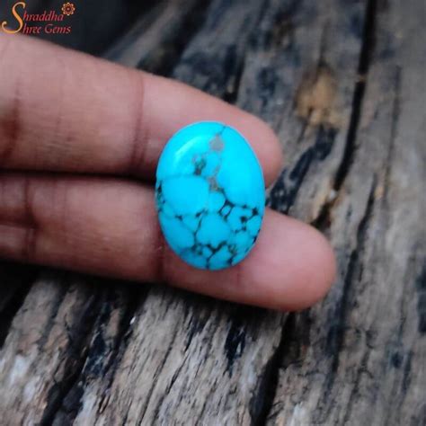 Natural Iran Turquoise Gemstone Firoza Stone Shraddha Shree Gems