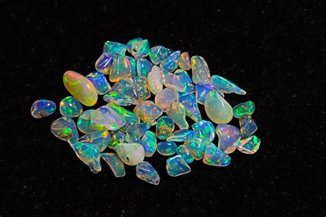 50 Pieces Ethiopian Opal Uncut Cabochon 3 7mm Opal Rough Opal Rough