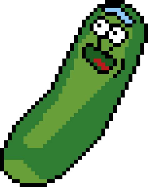 Pickle Rick Perler Beads Rick And Morty Clipart Full Size Clipart