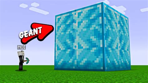 Je Dois Finir Minecraft Mais Tous Les Blocs Sont Geants Youtube