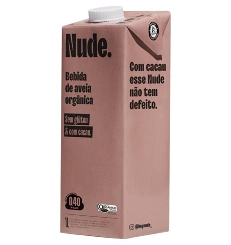 Bebida de Aveia Orgânica sabor Cacau 1L Nude Nude