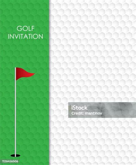 Golf Invitation Flyer Template Graphic Design Stock Illustration Download Image Now Golf