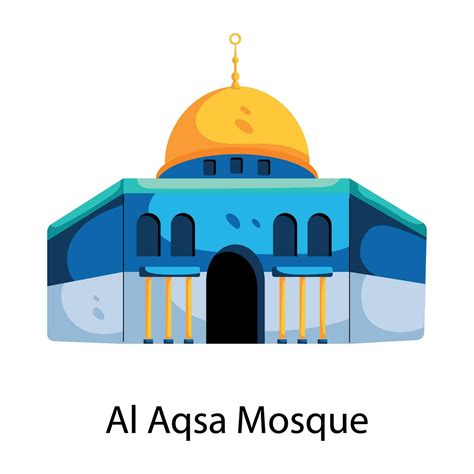 Al Aqsa Mosque 29111625 Vector Art At Vecteezy