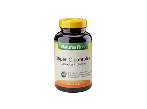 Nature s Plus Super C Complexe 500mg 120 comprimés Pharmacie en