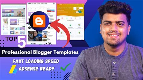 Top Best Blogger Templates Adsense Friendly Seo Ready Fast Loading