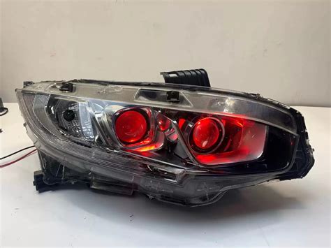 Faro Delantero LED DRL Para Coche Honda Civic 2016 Luz Diurna Ojo De