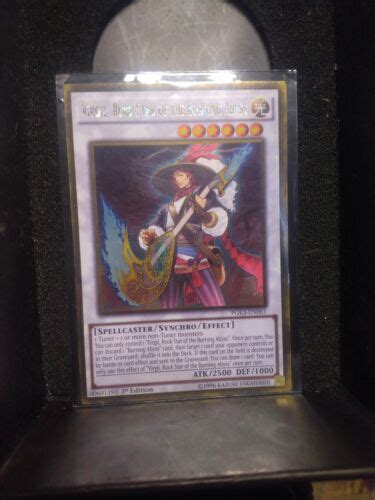 Yu Gi Oh Virgil Rock Star Of The Burning Abyss Pgl3 En061 1st Edition