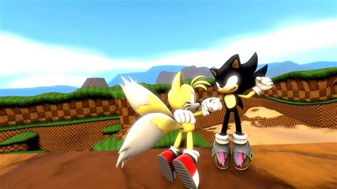 Dark Super Sonic Vs Super Tails Youtube