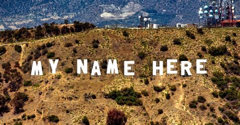 Create Your Own Iconic Sign With The Hollywood Sign Generator