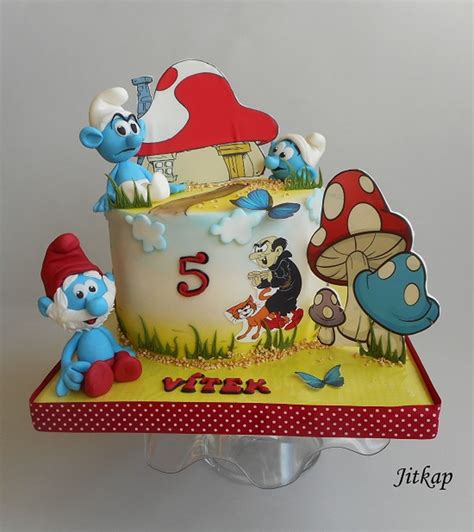 Smurfs Cake